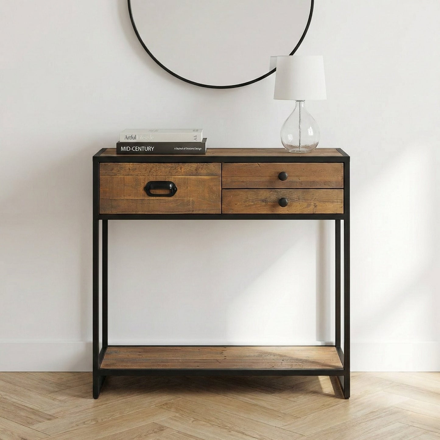 Ooki Reclaimed Wood Small Console Table
