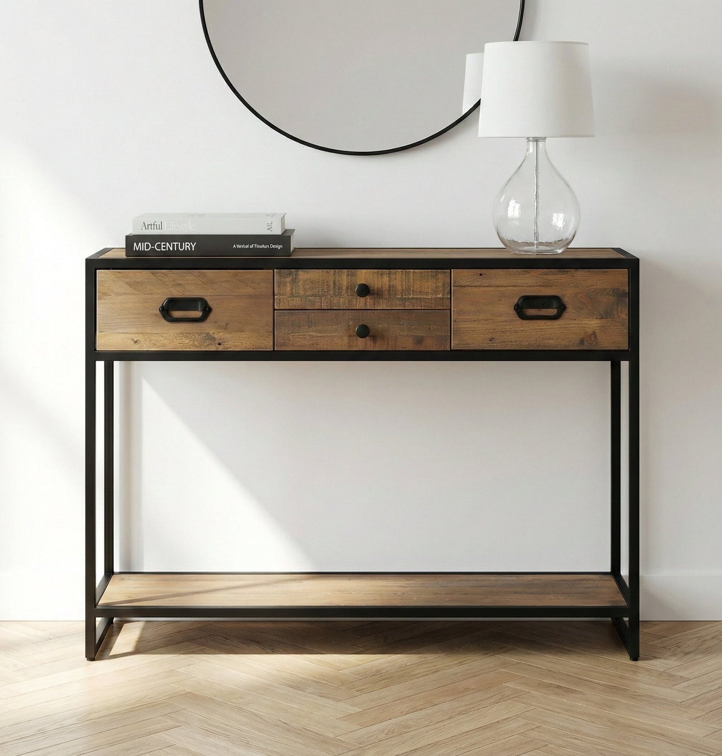 Ooki Reclaimed Wood Large Console Table