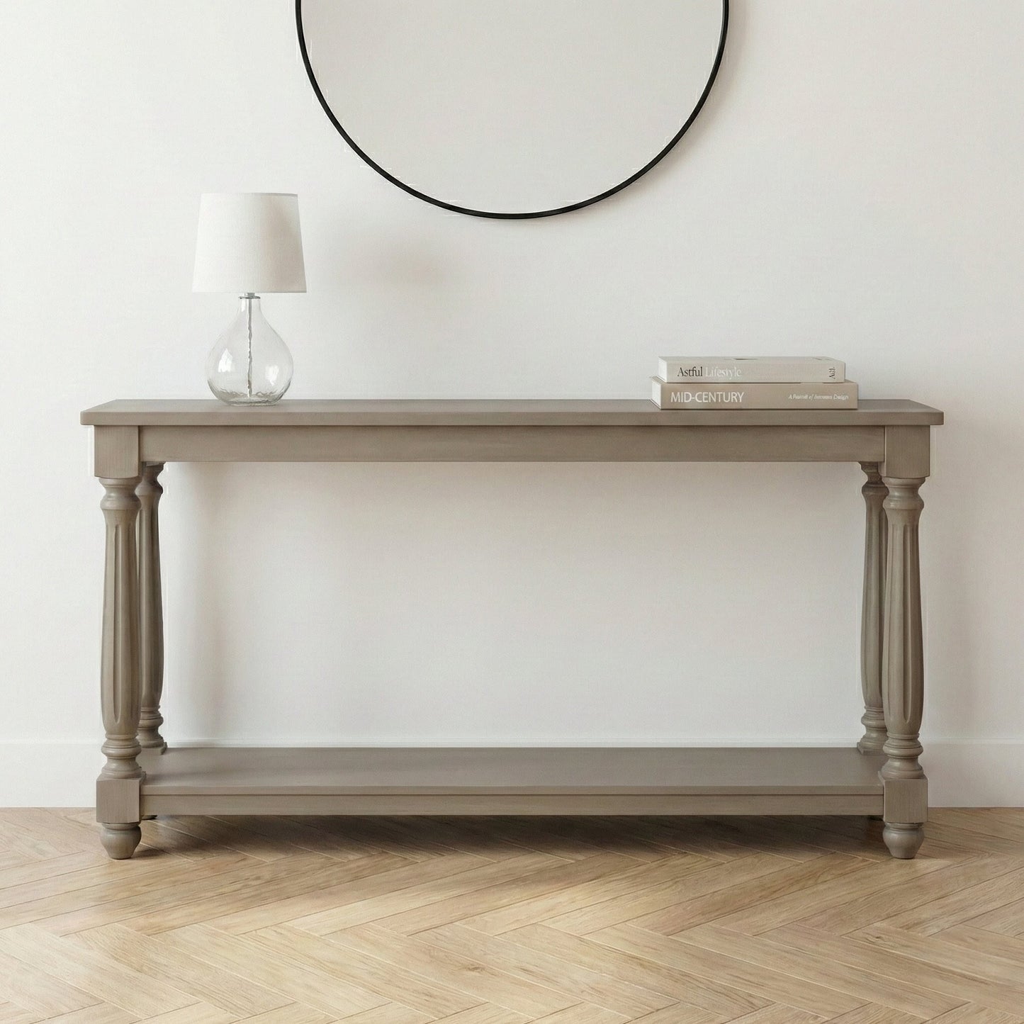 Arbouré White Cedar Farmhouse Console Table