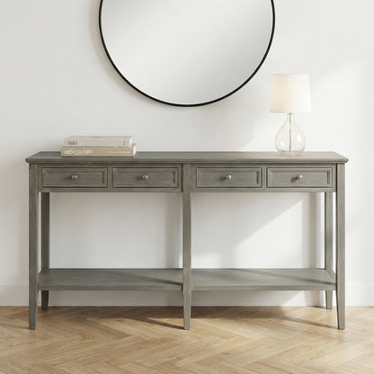 Serene Four Drawer Console Table