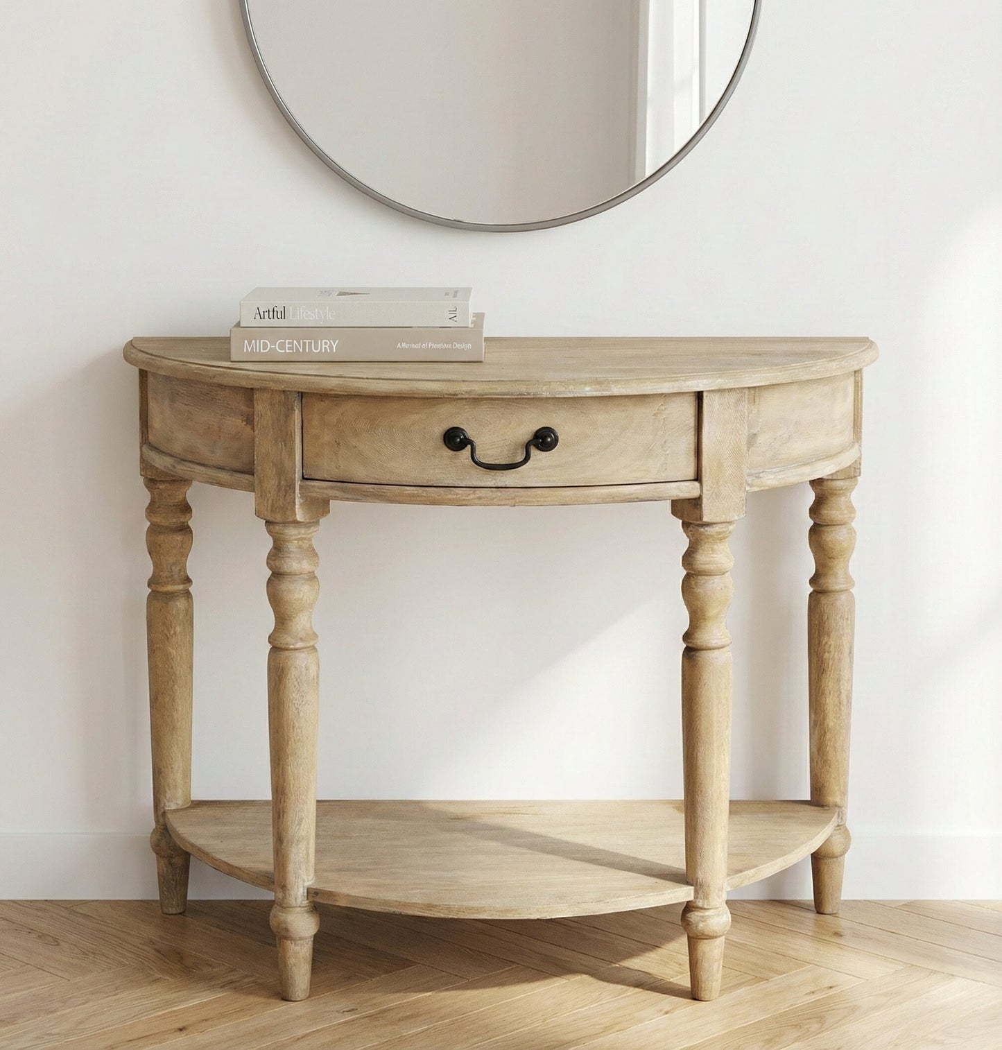 Copgrove Half Moon Console Table