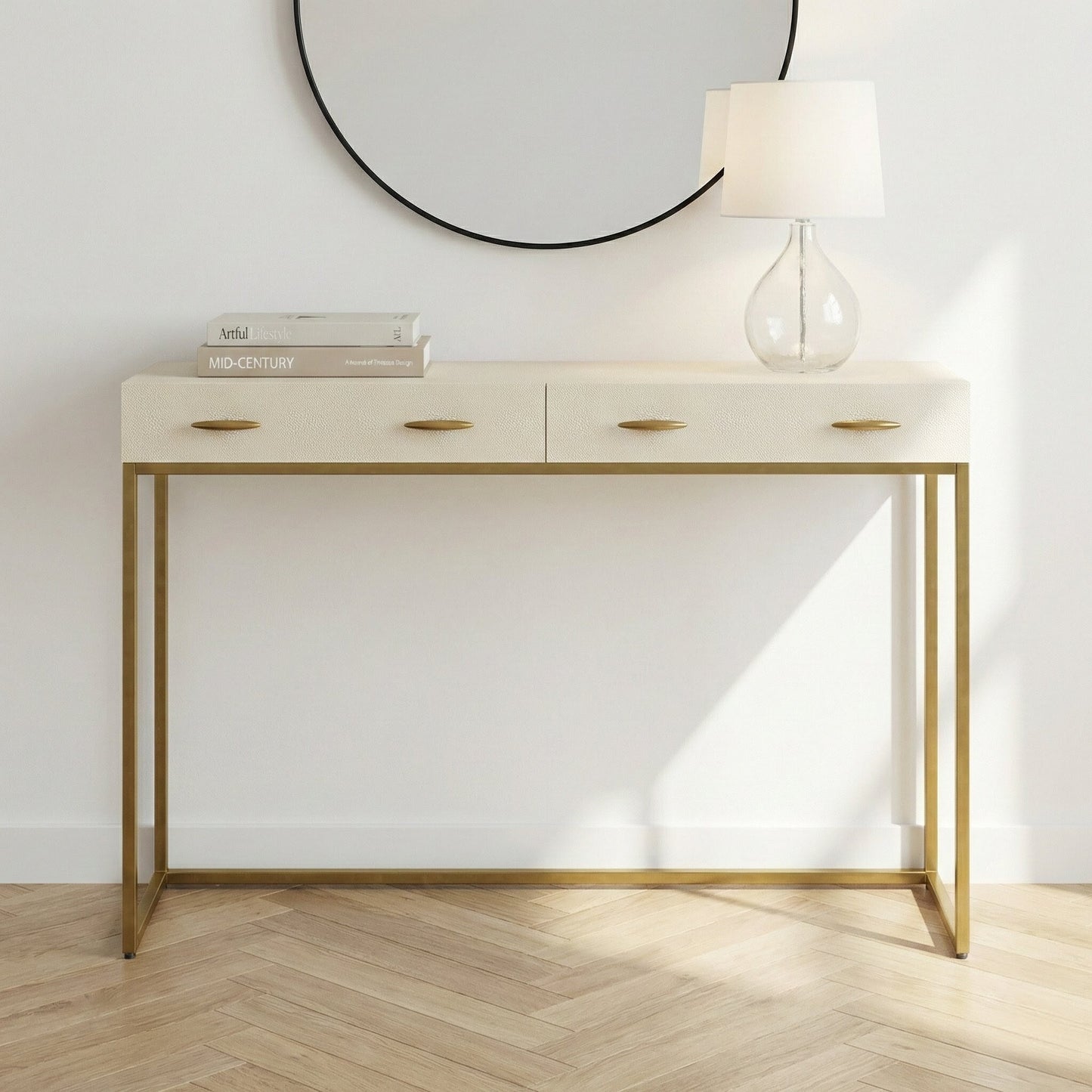 Looma Shagreen Console Table