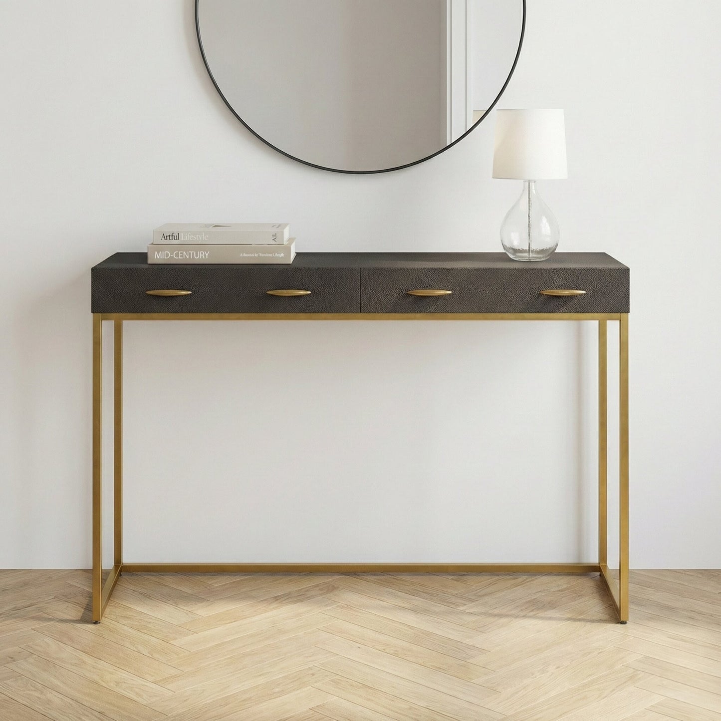 Looma Shagreen Console Table
