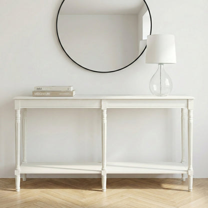 Heritage Pine Wood Large Console Table