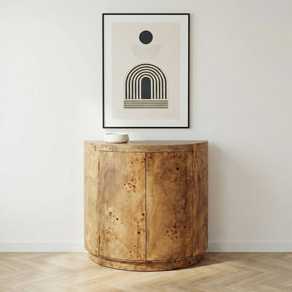 Newborough Burr Wood Effect 2 Door Sideboard