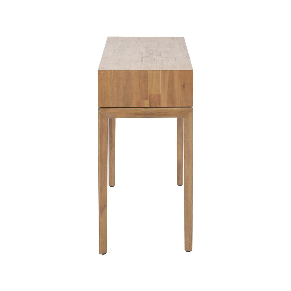 Gio Acacia Wood 1 Drawer Console Table