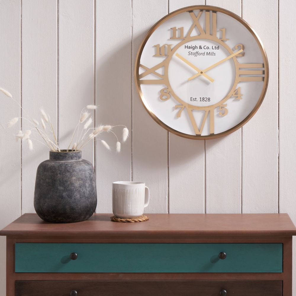 Metal Round Wall Clock