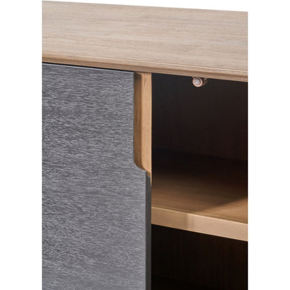 Gio Acacia Wood 4 Door Sideboard