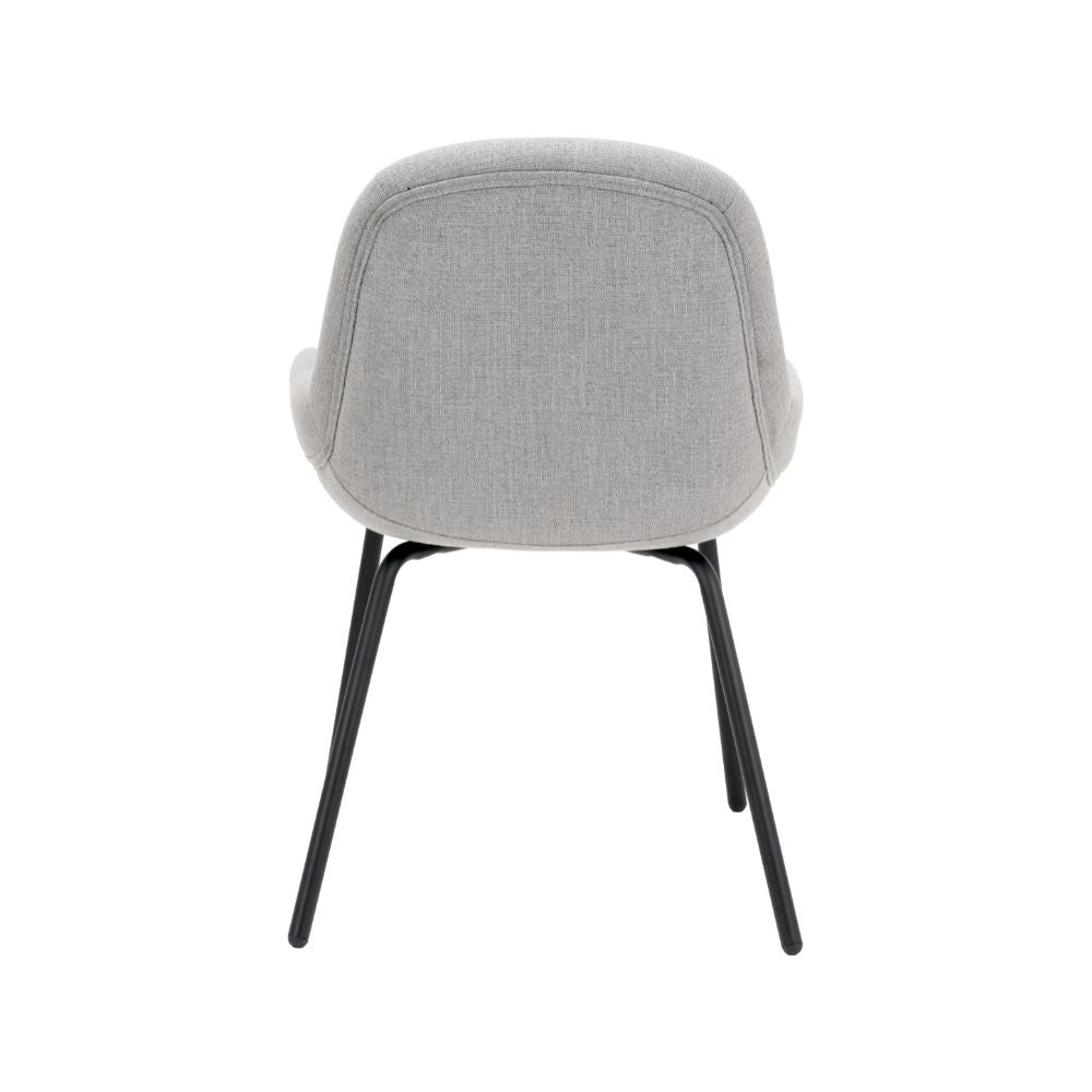 Alba Grey Linen Mix Dining Chair