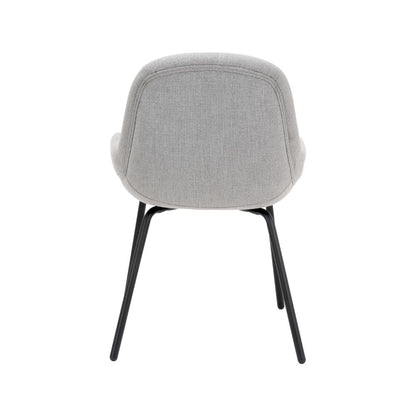 Alba Grey Linen Mix Dining Chair