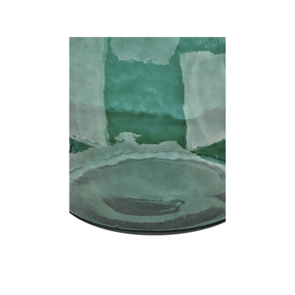 Organic Shaped Recycled Glass Tall Vase