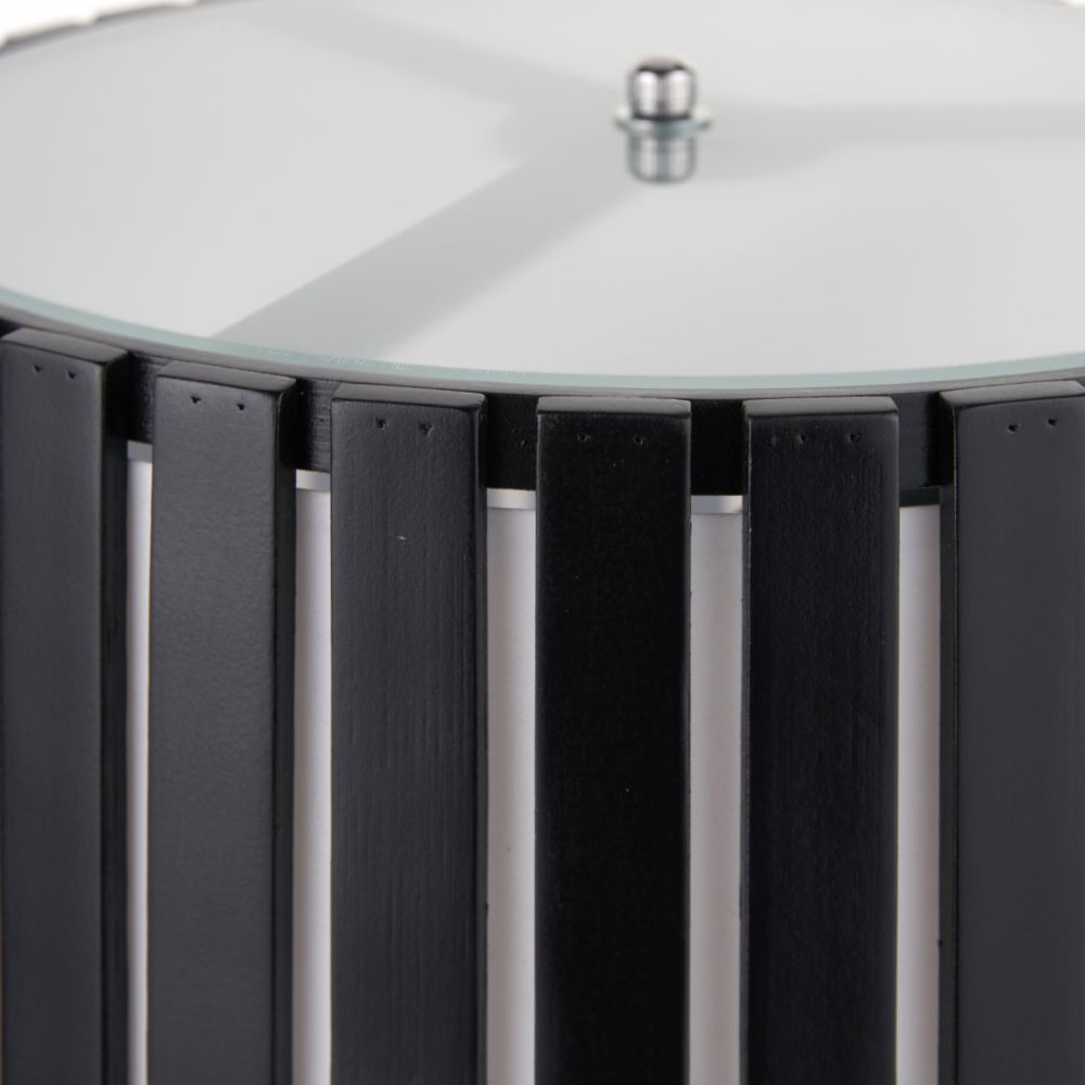 Rabanne Slatted Pine Wood Tripod Table Lamp