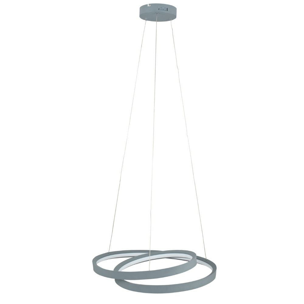Neptune Grey LED Ring Pendant