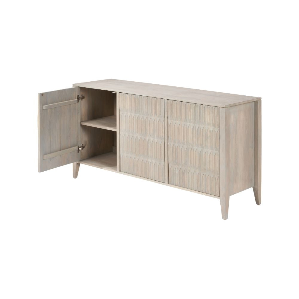 Khao Light Grey Mango Wood Sideboard
