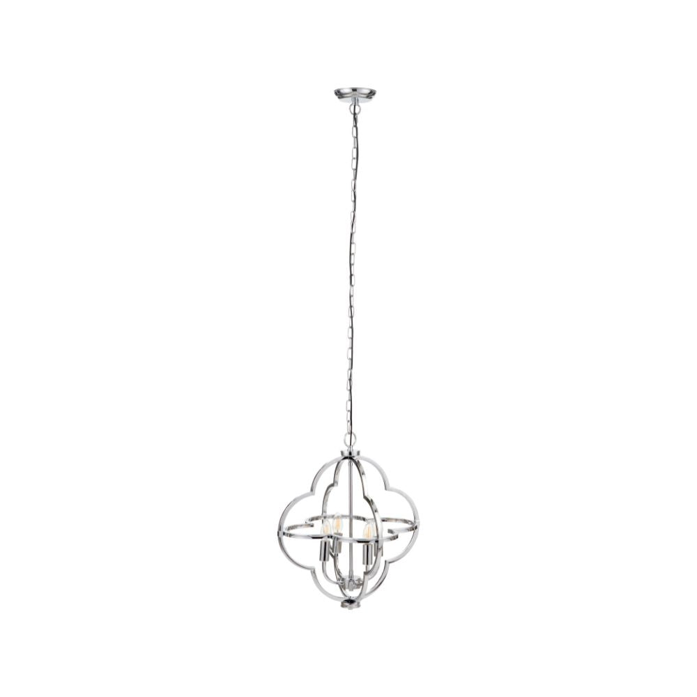 Amine 4 Light Fleur De Lys Pendant
