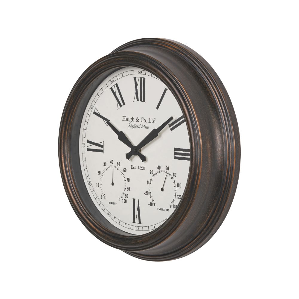 Antique Effect Indoor Outdoor Wall Clock