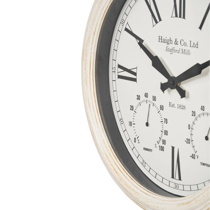 Antique Effect Indoor Outdoor Wall Clock