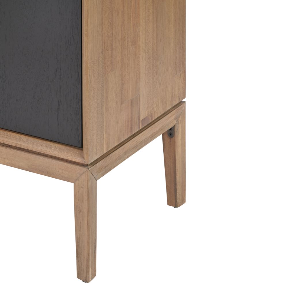 Gio Acacia Wood Shelf Unit