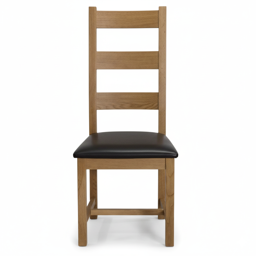 Deluxe Solid Oak Dining Chair (Set of 2)