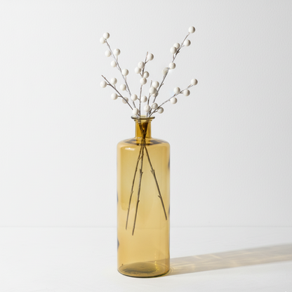 Recycled Glass Bottle Vase Tall