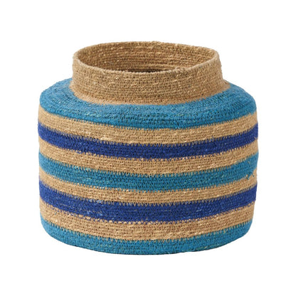 Seagrass Stripe Round Basket