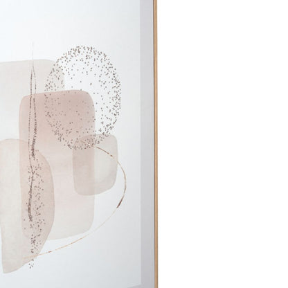 Canvases Natural Abstract with Natural Frame (Set of 2)