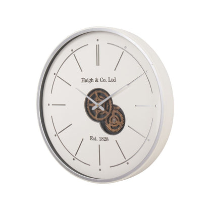 Wood Working Cog Wall Clock