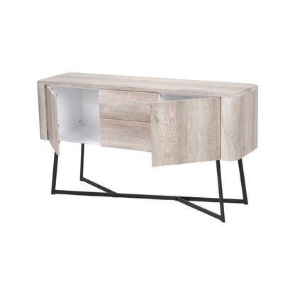 Ukiah Grey Oak Veneer Sideboard