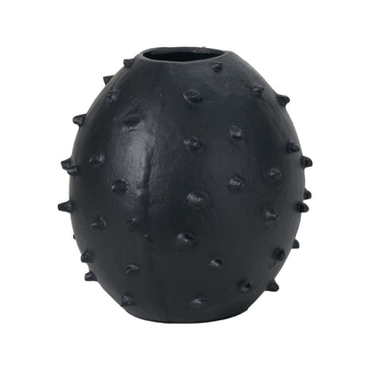 Metal Vase with Bobbles