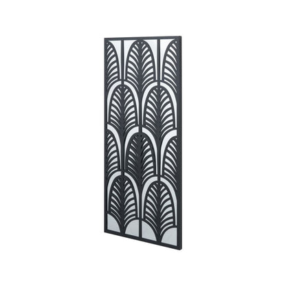 Metal Rectangular Mirrored Wall Art