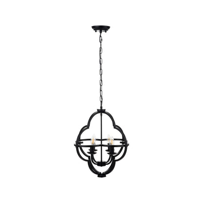 Amine 4 Light Fleur De Lys Pendant