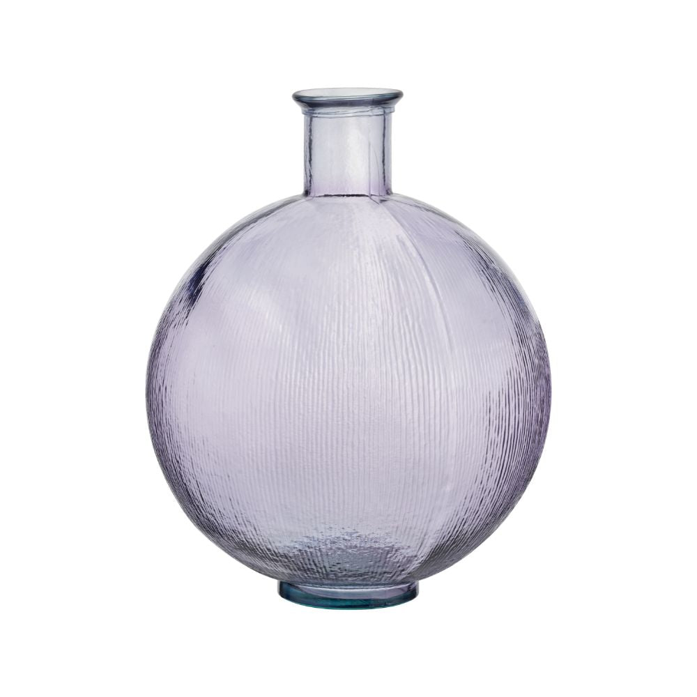 Recycled Glass Round Vase
