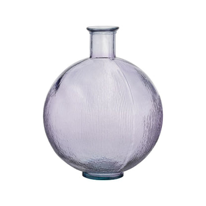 Recycled Glass Round Vase