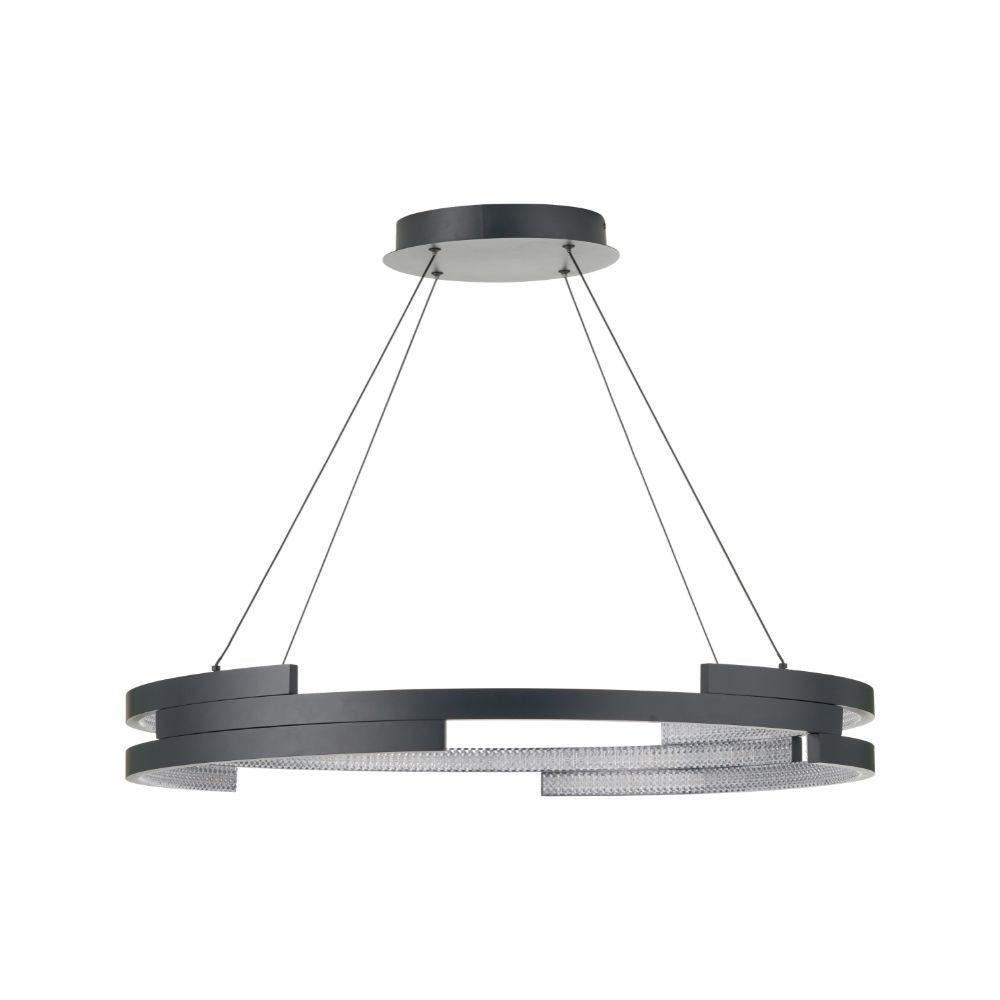 Sienna Metal LED Ring Pendant