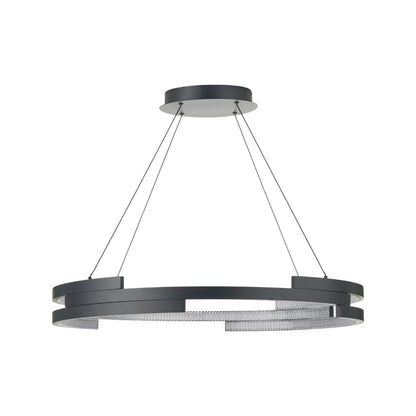 Sienna Metal LED Ring Pendant
