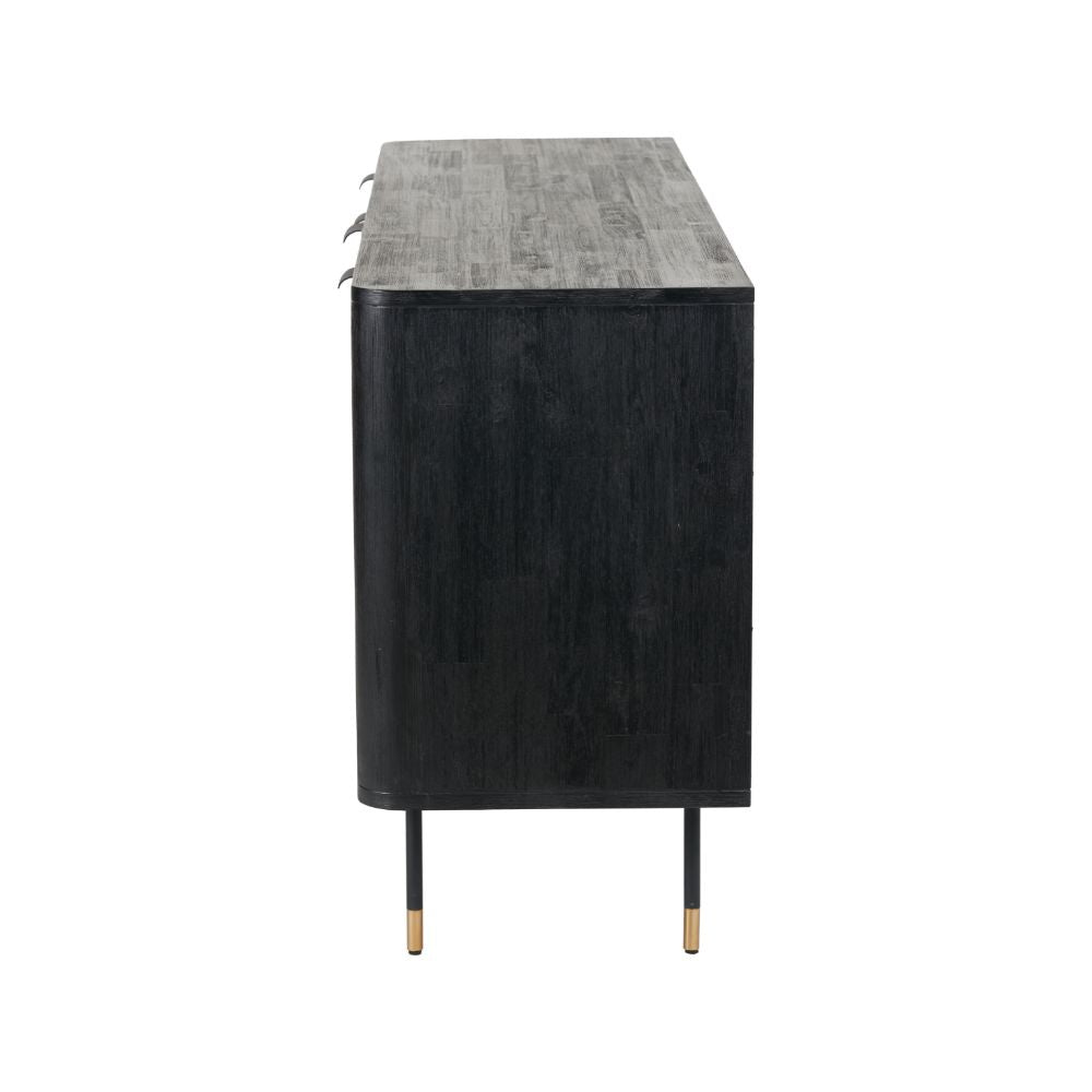 Fiji Black Acacia Wood Sideboard