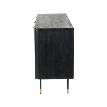 Fiji Black Acacia Wood Sideboard