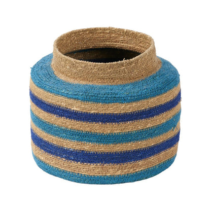 Seagrass Stripe Round Basket