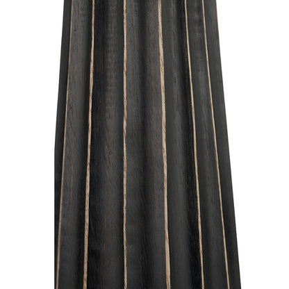 Draydon Mango Wood Textured Cone Table Lamp