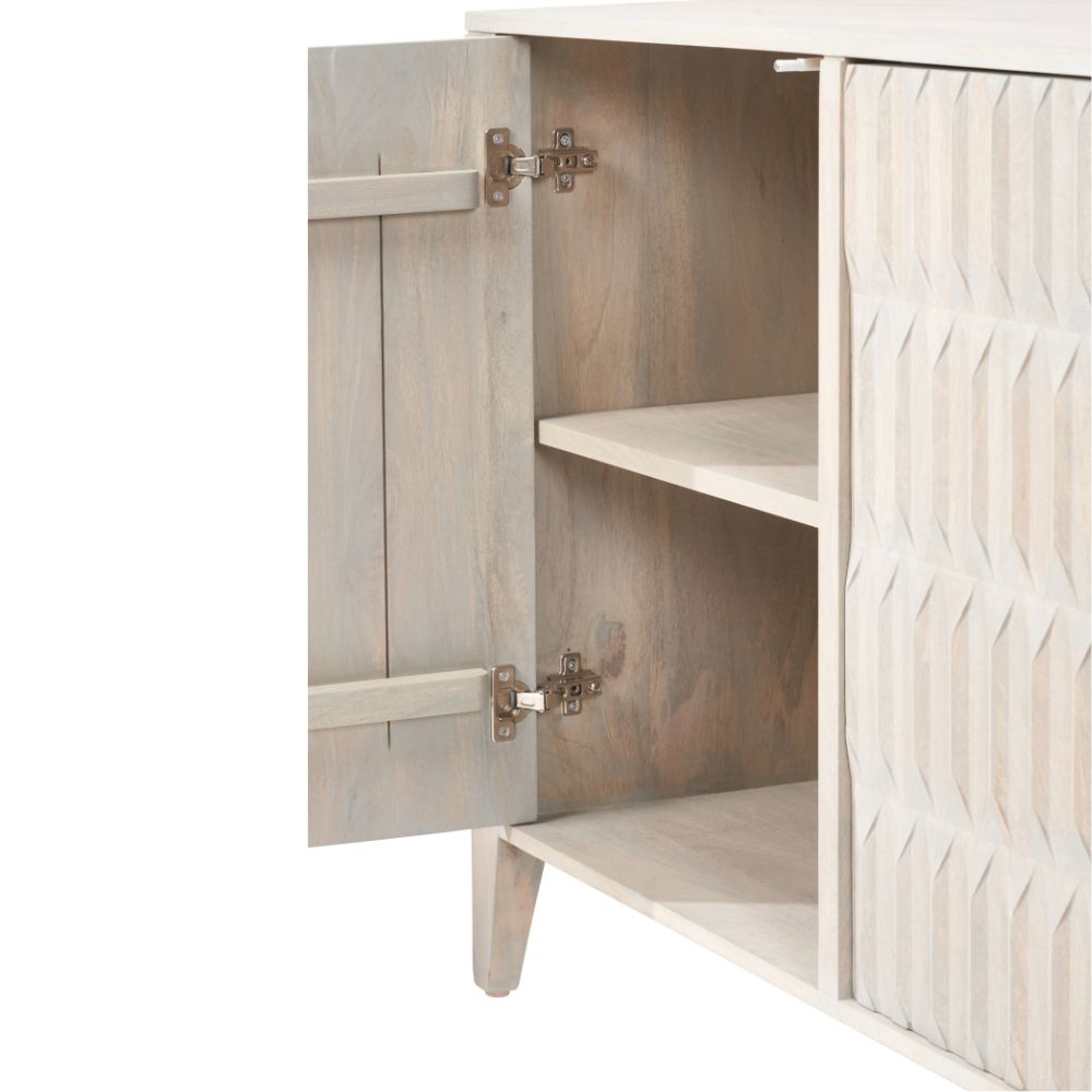 Khao Light Grey Mango Wood Sideboard