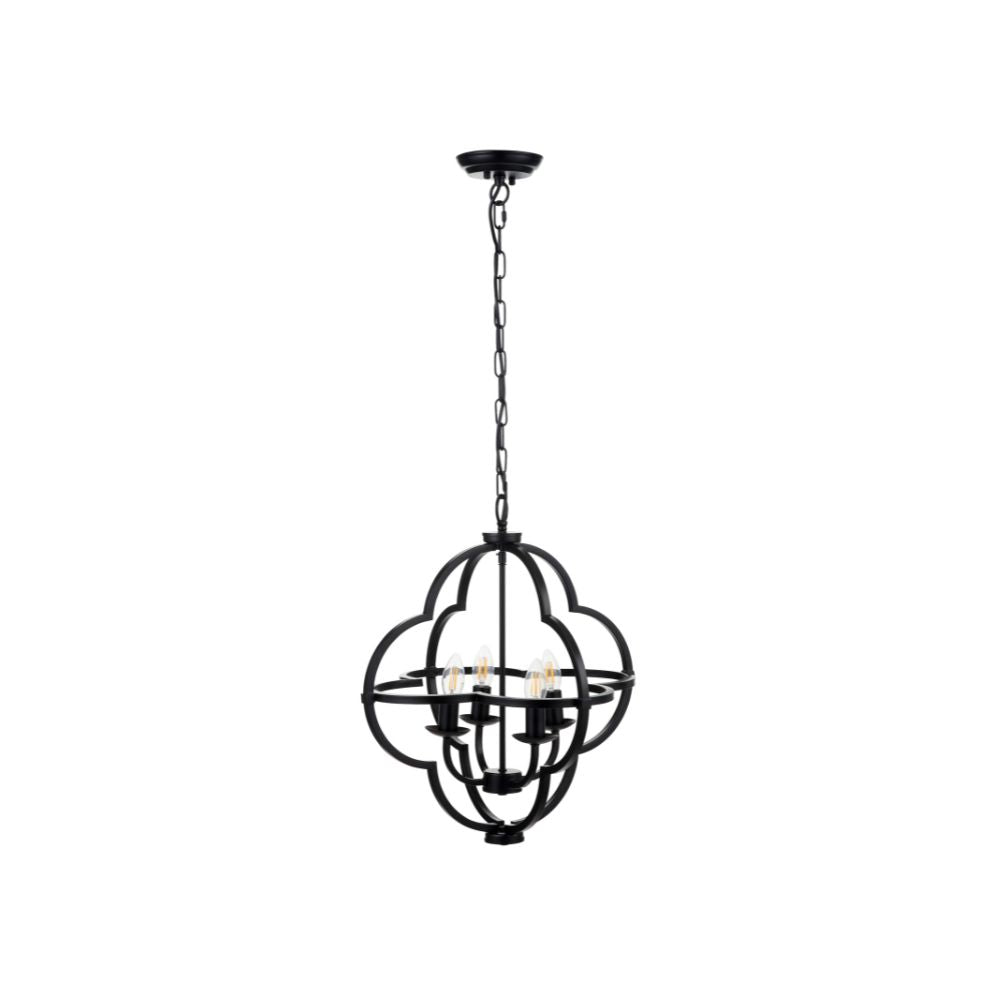 Amine 4 Light Fleur De Lys Pendant