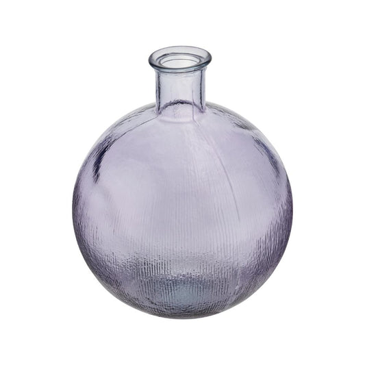 Recycled Glass Round Vase