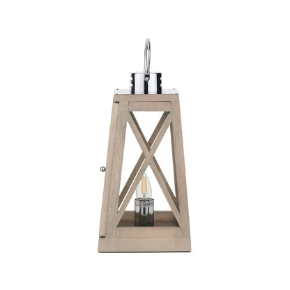 Devon Chrome Lantern Table Lamp