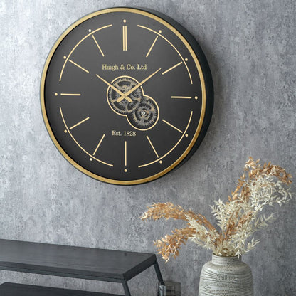 Wood Working Cog Wall Clock