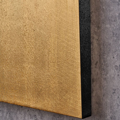 Frameless Canvas Black or White and Gold Abstract