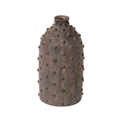 Kali Textured Dot Stoneware Vase