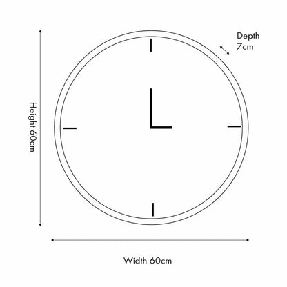 Wood Working Cog Wall Clock