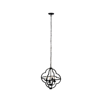 Amine 4 Light Fleur De Lys Pendant