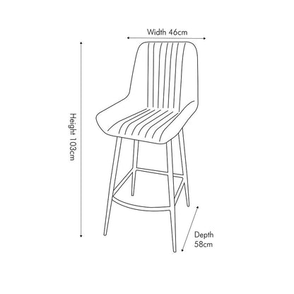 Angelo Retro Bar Stool