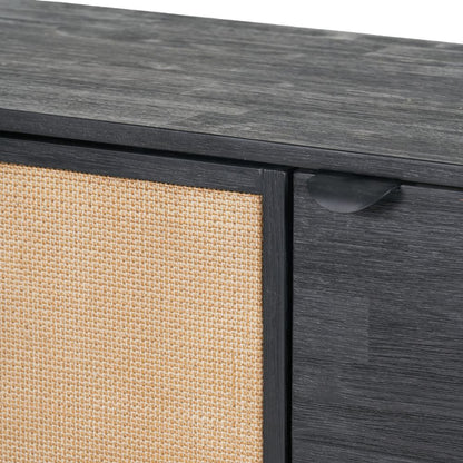 Fiji Black Acacia Wood Sideboard